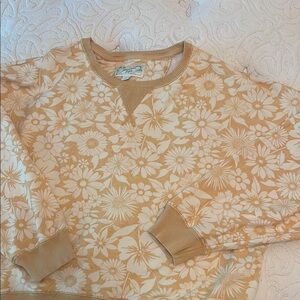 Floral yellow AE Sweatshirt